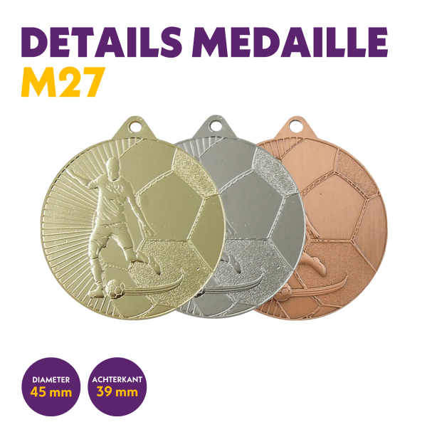 MEDAILLE VOETBALLER IN VOETBAL - Afbeelding 5